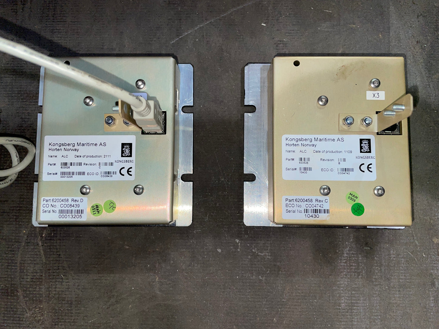 Kongsberg K-Chief ALC Alarm and Command Panel 630526