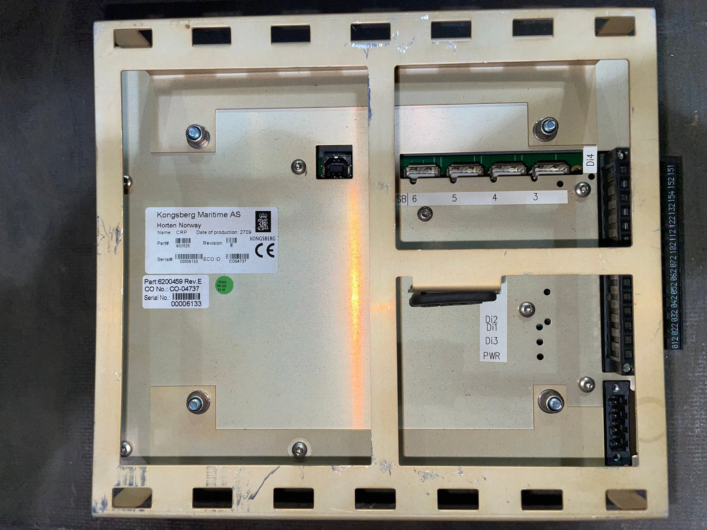 Kongsberg K-Chief Control Room Panel (CRP) 603525