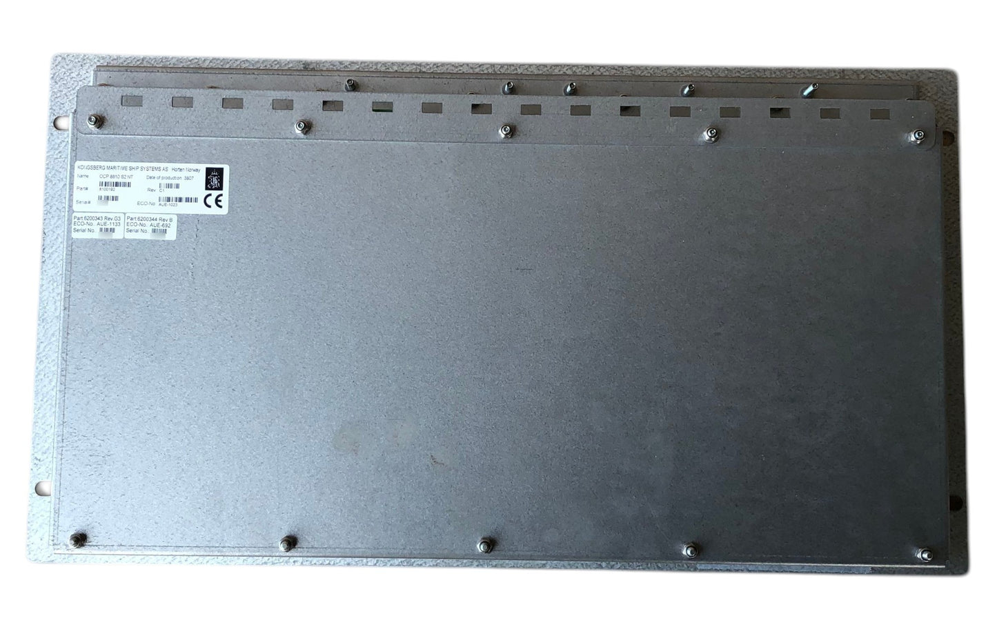 Kongsberg OCP 8810 S2 NT Part Number 8100192 Operator Control Panel