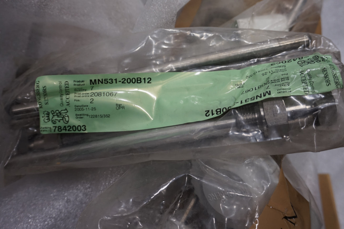 Kongsberg MN531-200B12 Protection Well
