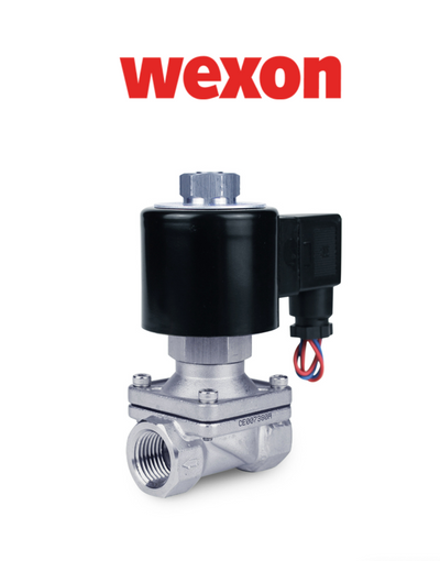 Wexon 1/2" 24VDC Stainless Steel Body Solenoid Valve 6550436