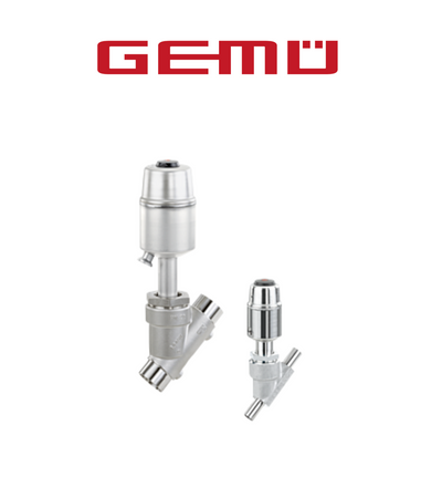 GEMÜ Type 550 Angle Seat Control Valve with Electro-Pneumatic Regulator, DN25, 88429201