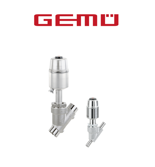 GEMÜ Type 550 Angle Seat Control Valve with Electro-Pneumatic Regulator, DN25, 88429201