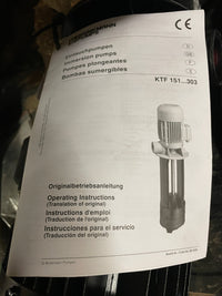Brinkmann Immersion Pump KTF153/300-W9+052 - KTF153/300-W9+052