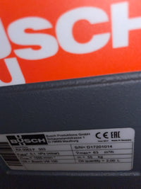 Busch Vacuum Pump RA 0063F 503 - RA 0063F 503