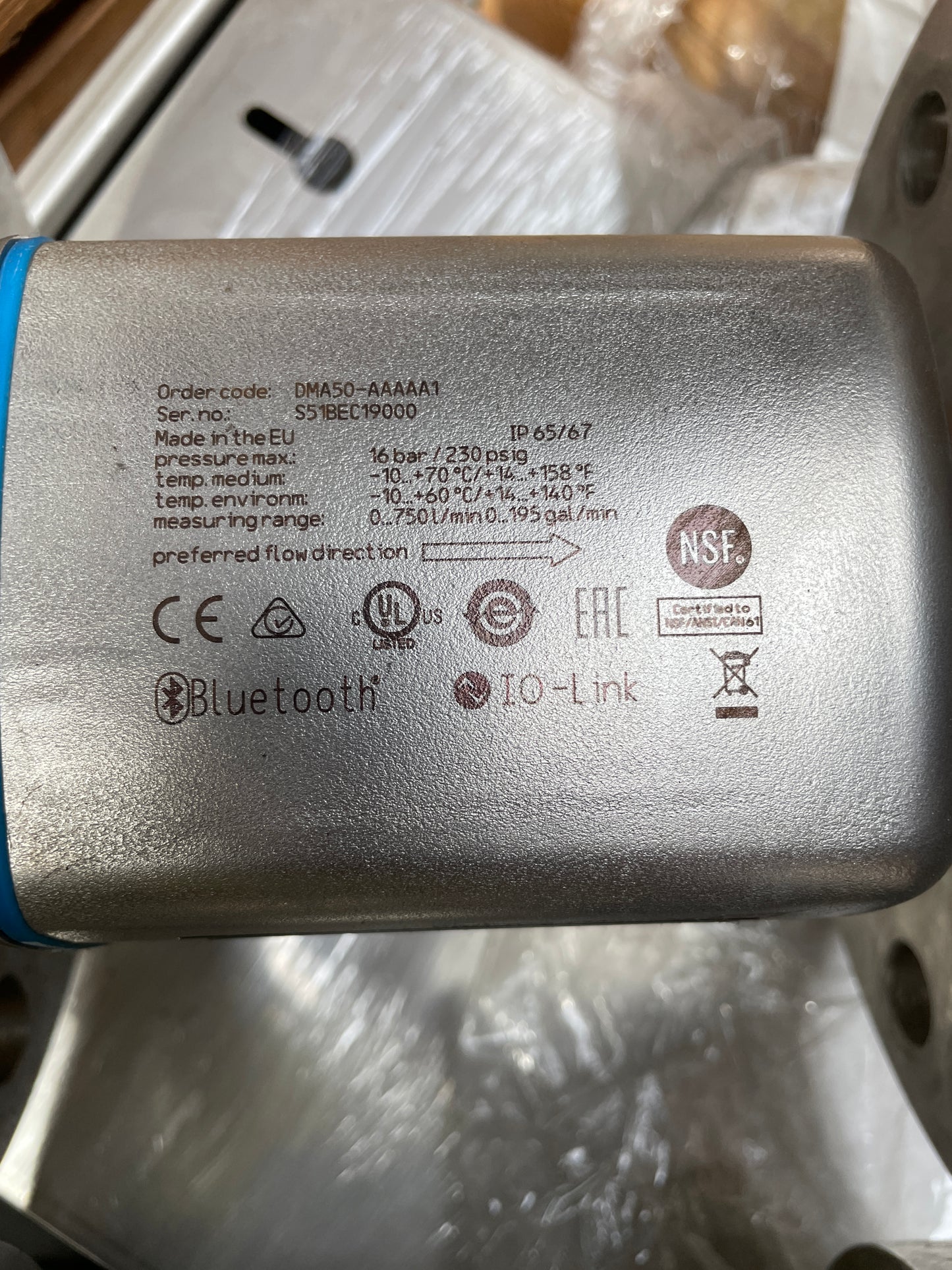 Endress+Hauser DMA50-AAAAA1 Picomag Electromagnetic Flowmeter - Part Number: DMA50-AAAAA1