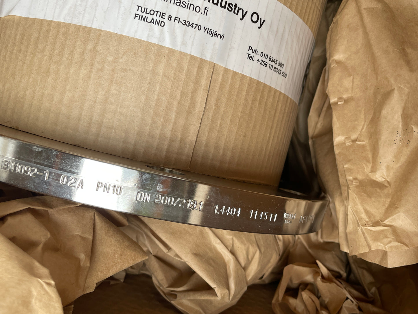 Masino DN 0200/PRFA 266908/20221 Loose Flange - Part Number: DN 0200/PRFA 266908/20221