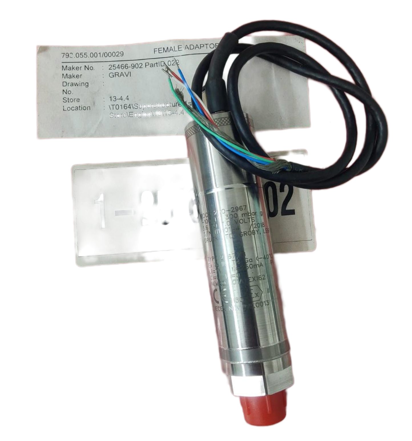 Druck PDCR 250-2967 Vapour Pressure Sensor (-100 to 300 mbar) - Part Number: PDCR 250-2967