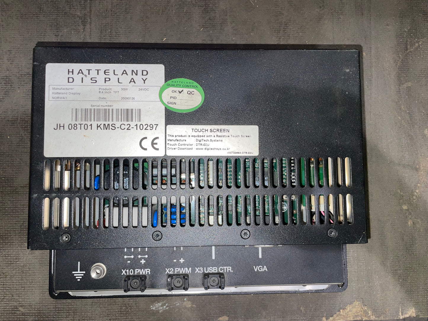 Hatteland 8.4-inch Marine TFT Touch Control Panel JH 08T01 KMS-C2-10064