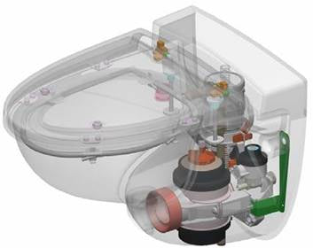 Evac Autoflush Unit for Vacuum Toilet Systems G142, 6545538