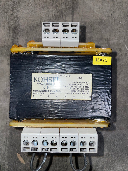 Kohsel Custom Industrial Power Transformer 95/58-5672