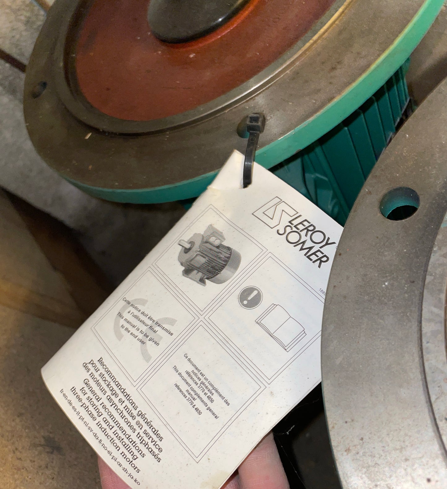 Leroy Somer AC Motor LSES132SU - Part Number: LSES132SU