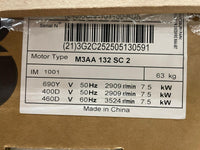 ABB M3AA 132 SC 2 Process Performance Aluminum Electric Motor - M3AA 132 SC 2