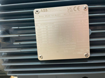 ABB M3AA 160 MLB 6 1MV1/IM3011 Aluminium Process Performance Motor
