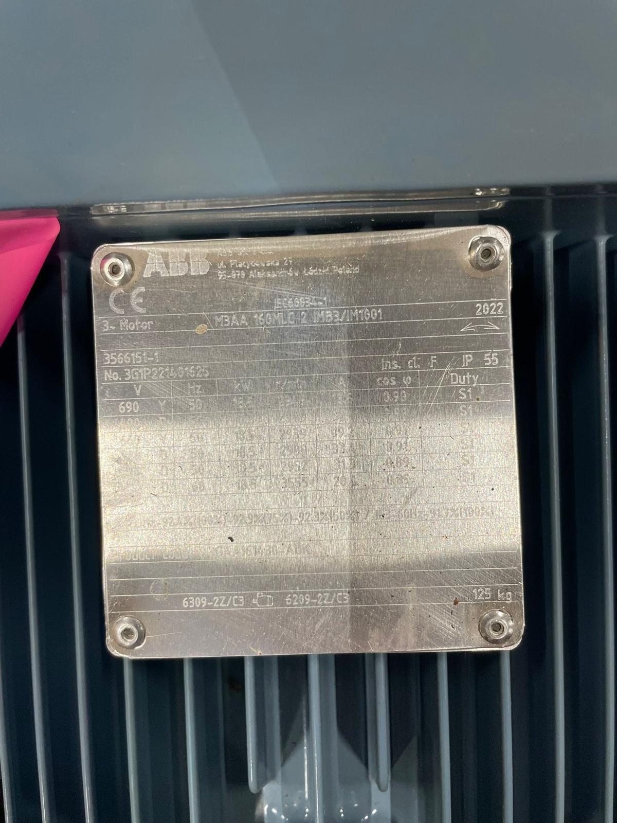 ABB M3AA 160 MLC 2 IMB3/IM1001 3-phase Squirrel Cage Induction Motor - Part Number: M3AA 160 MLC 2 IMB3/IM1001