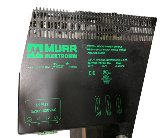 MURR Elektronik Power Supply MPS40-3x400-500/24