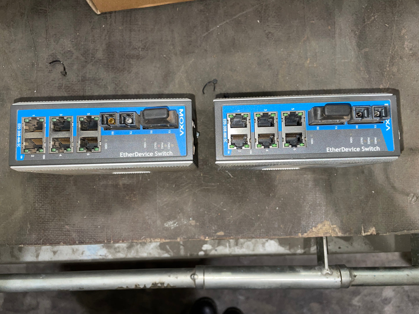 Moxa EDS-308-MM-SC Industrial Unmanaged Ethernet Switch