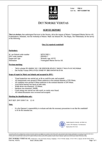 Wärtsilä VASA 16V32 Crankshaft (With DNV Verification) - 