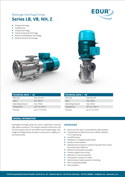 Edur Two Phase Centrifugal Pump 29257