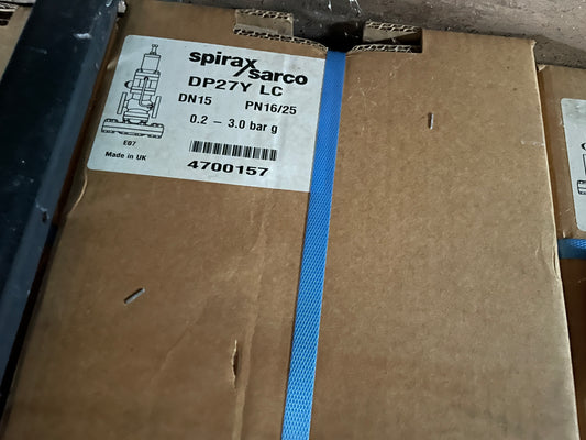 Spirax Sarco Pressure Reducing Valve DP27Y LC DN15