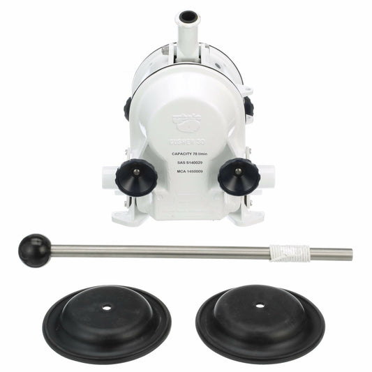 Whale Gusher 30 BP3000 Manual Bilge Pump, On-Deck Mount, 117 L/min